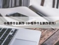 阜新小程序什么制作（小程序什么制作软件）